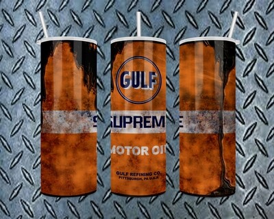 Gulf Supreme Motor OIL Tumbler