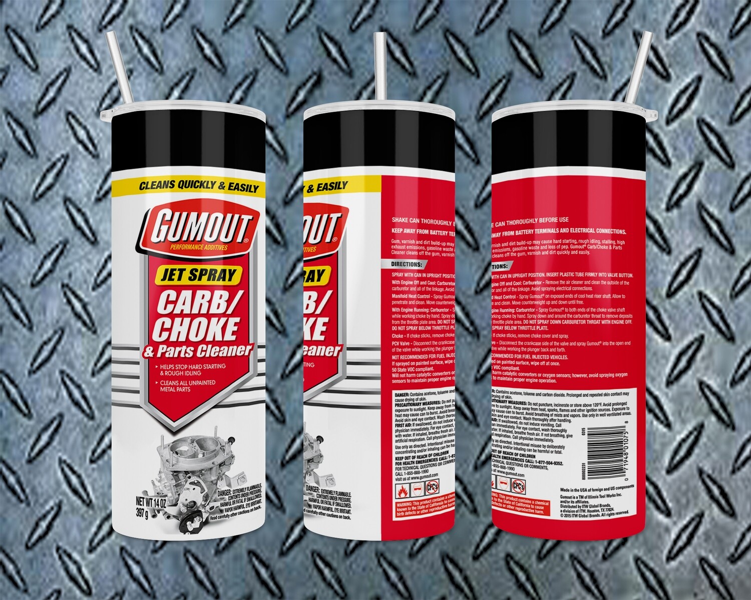 Gumout Carb Cleaner Tumbler