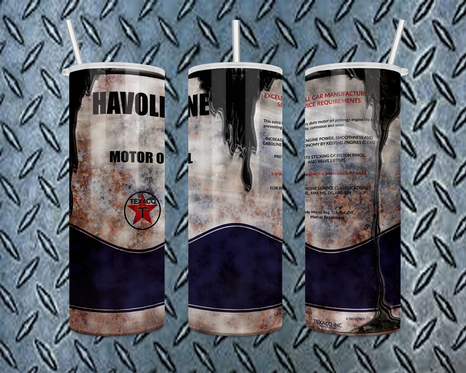 Havoline Motor Oil Tumbler