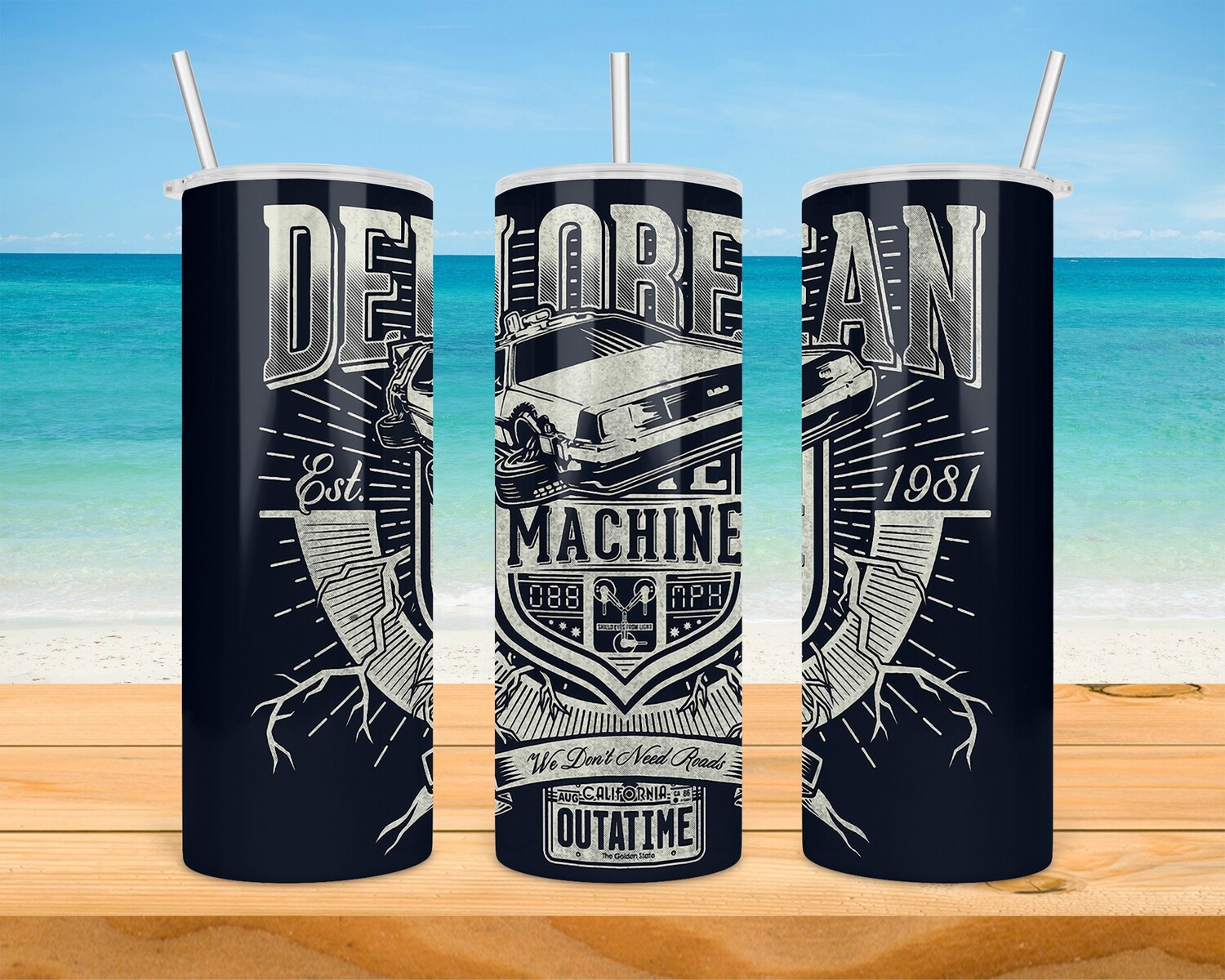 Back To The Future Delorean Time Machine Tumbler