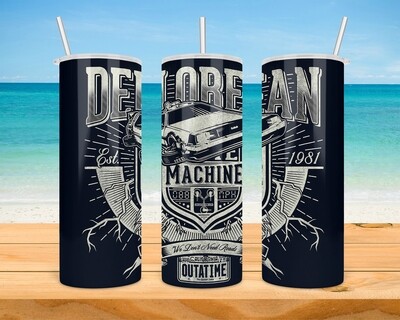 Back To The Future Delorean Time Machine Tumbler