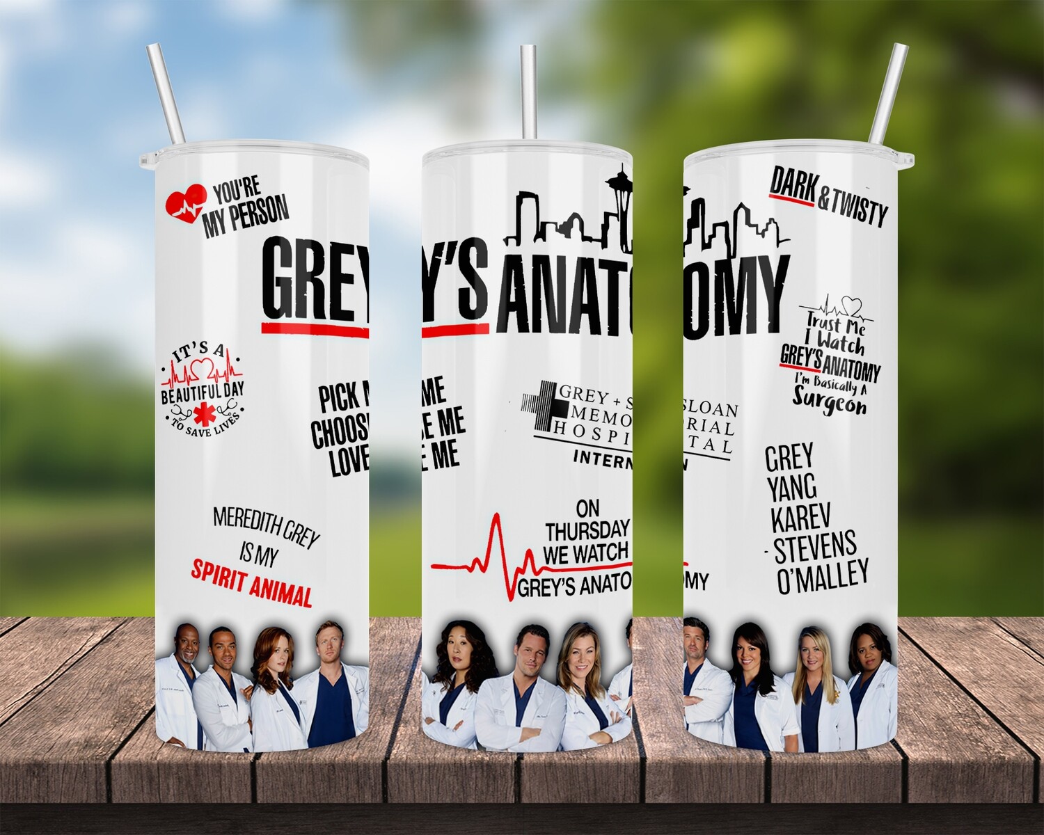 Grey&#39;s Anatomy Tumbler
