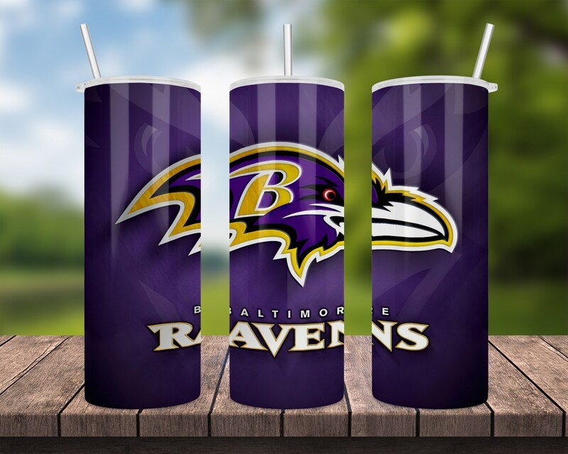 Baltimore Ravens Football Tumbler
