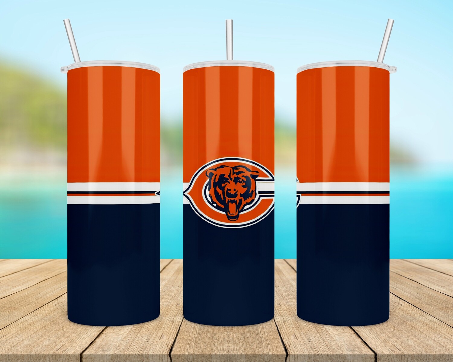 Chicago Bears Football Tumbler