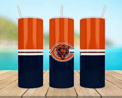 Chicago Bears Football Tumbler