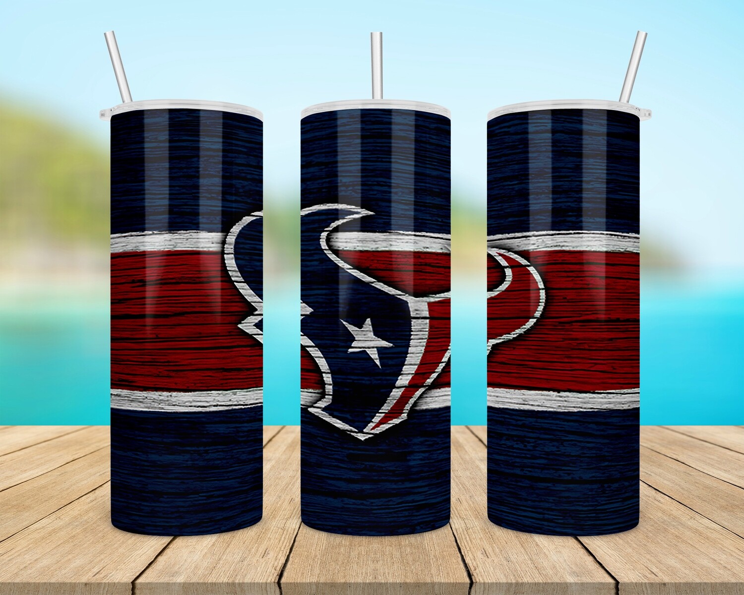 Houston Texans Football Tumbler