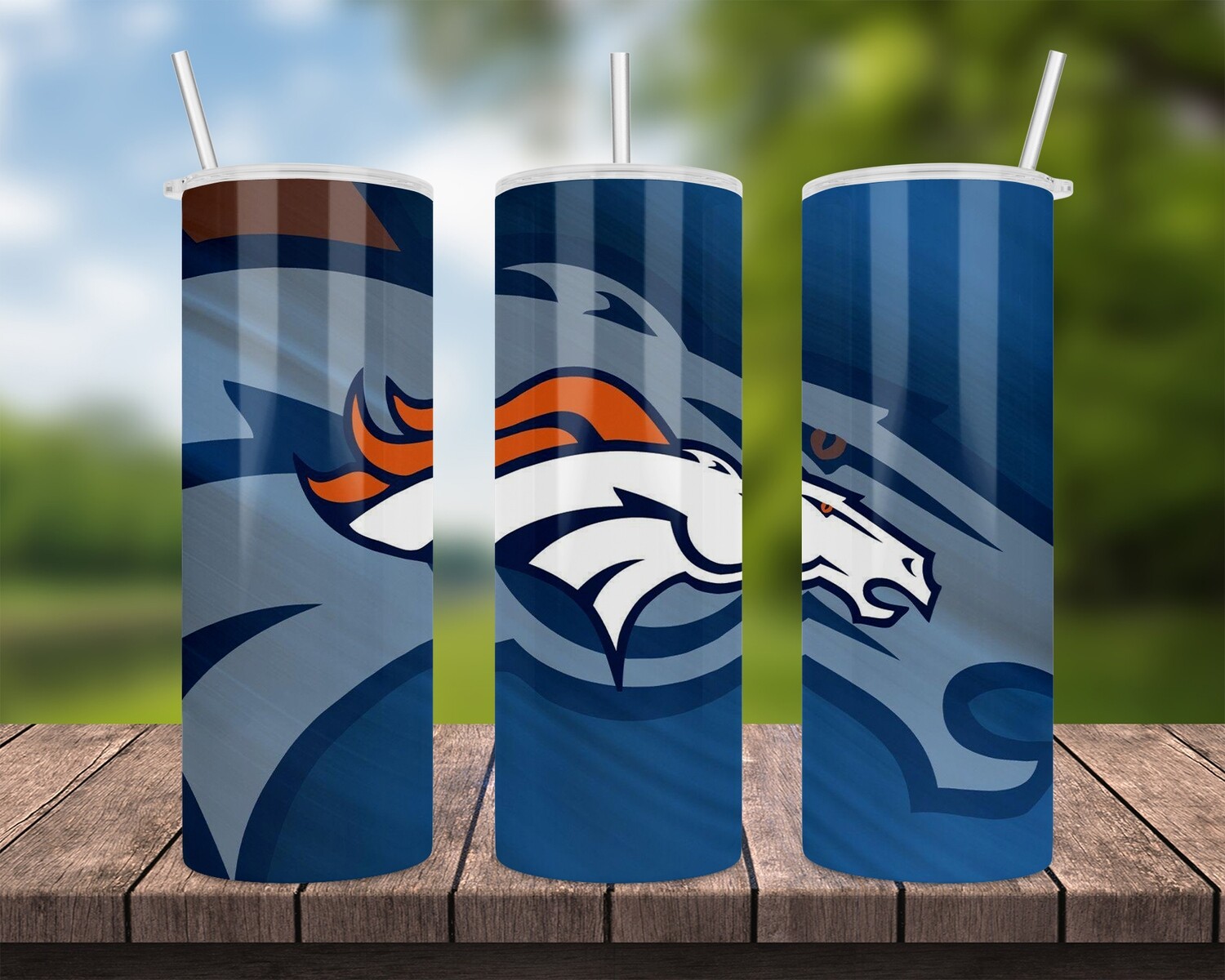 Denver Broncos Football Tumbler