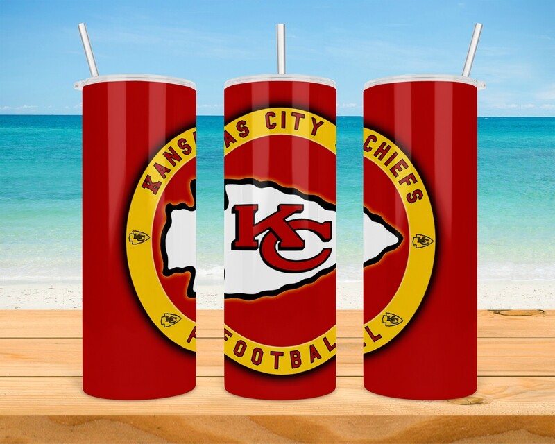 Kansas City Chiefs Football Tumbler