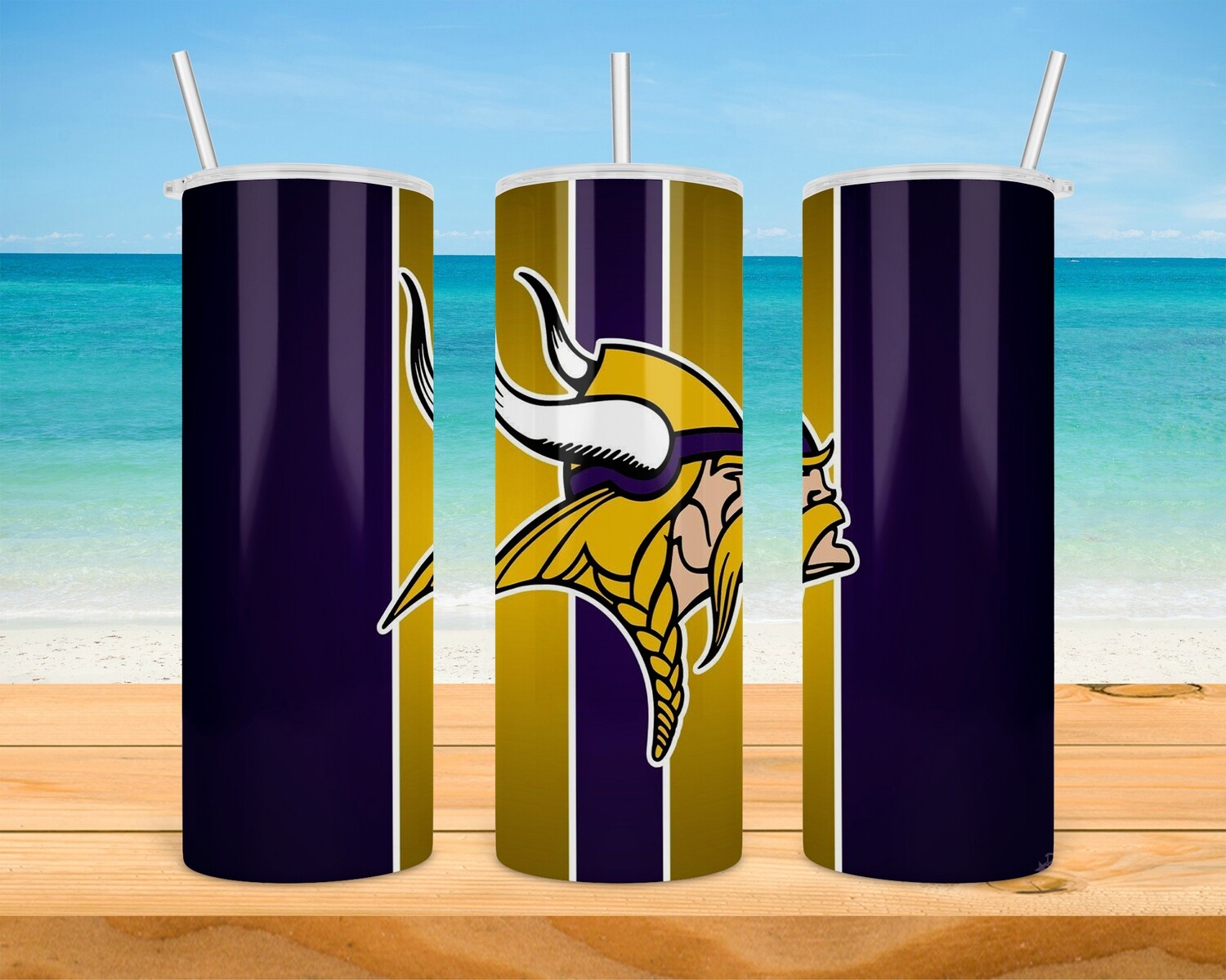 Minnesota Vikings Football Tumbler