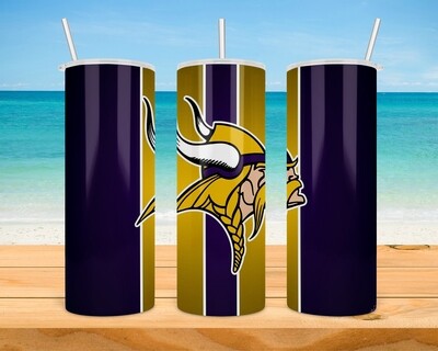 Minnesota Vikings Football Tumbler