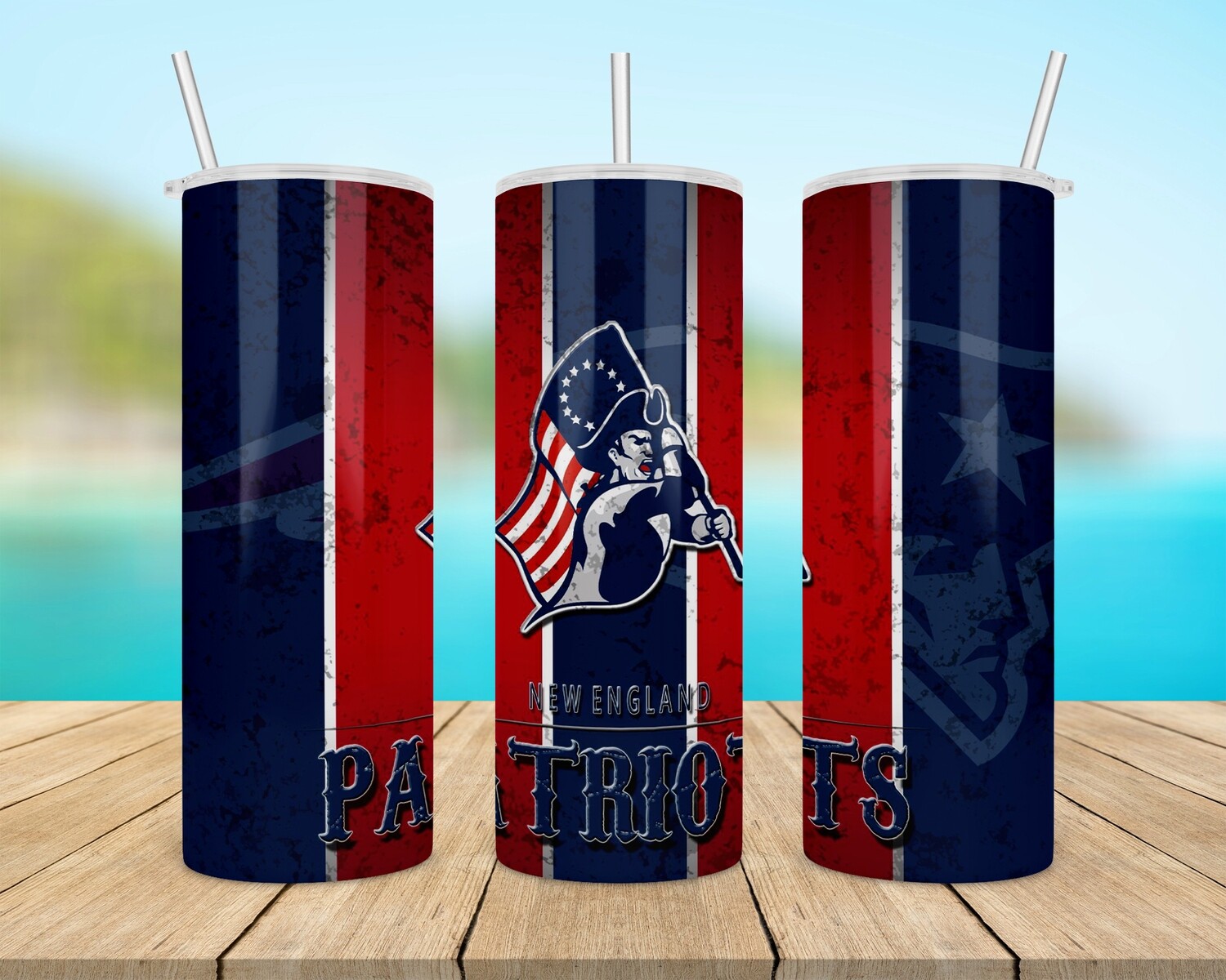 New England Patriots Football Tumbler