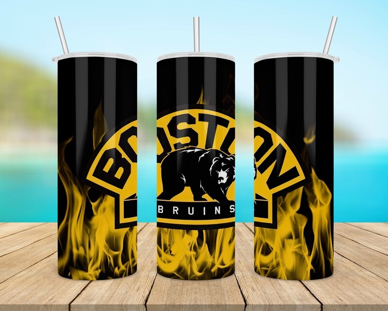 Boston Bruins Hockey Tumbler