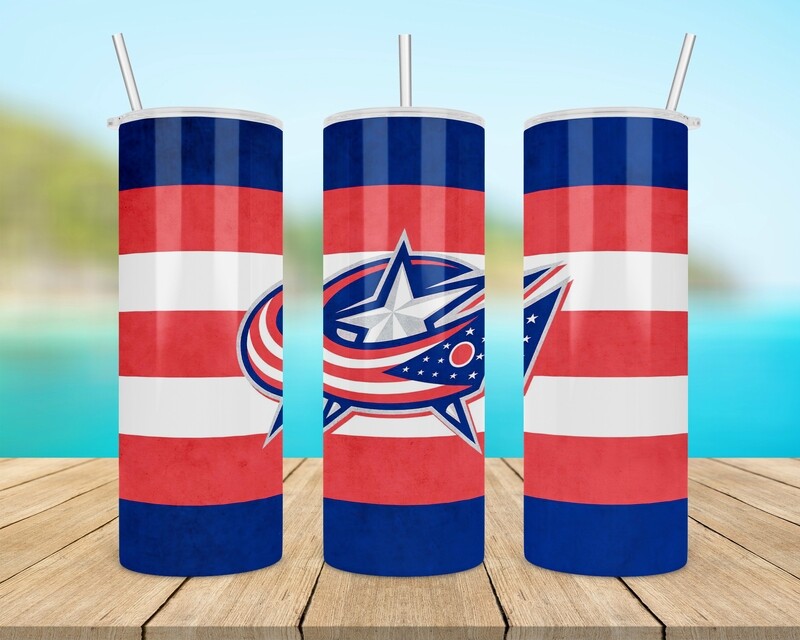 Columbus Blue Jackets Hockey Tumbler