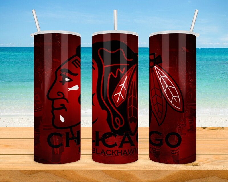 Chicago Blackhawks Hockey Tumbler