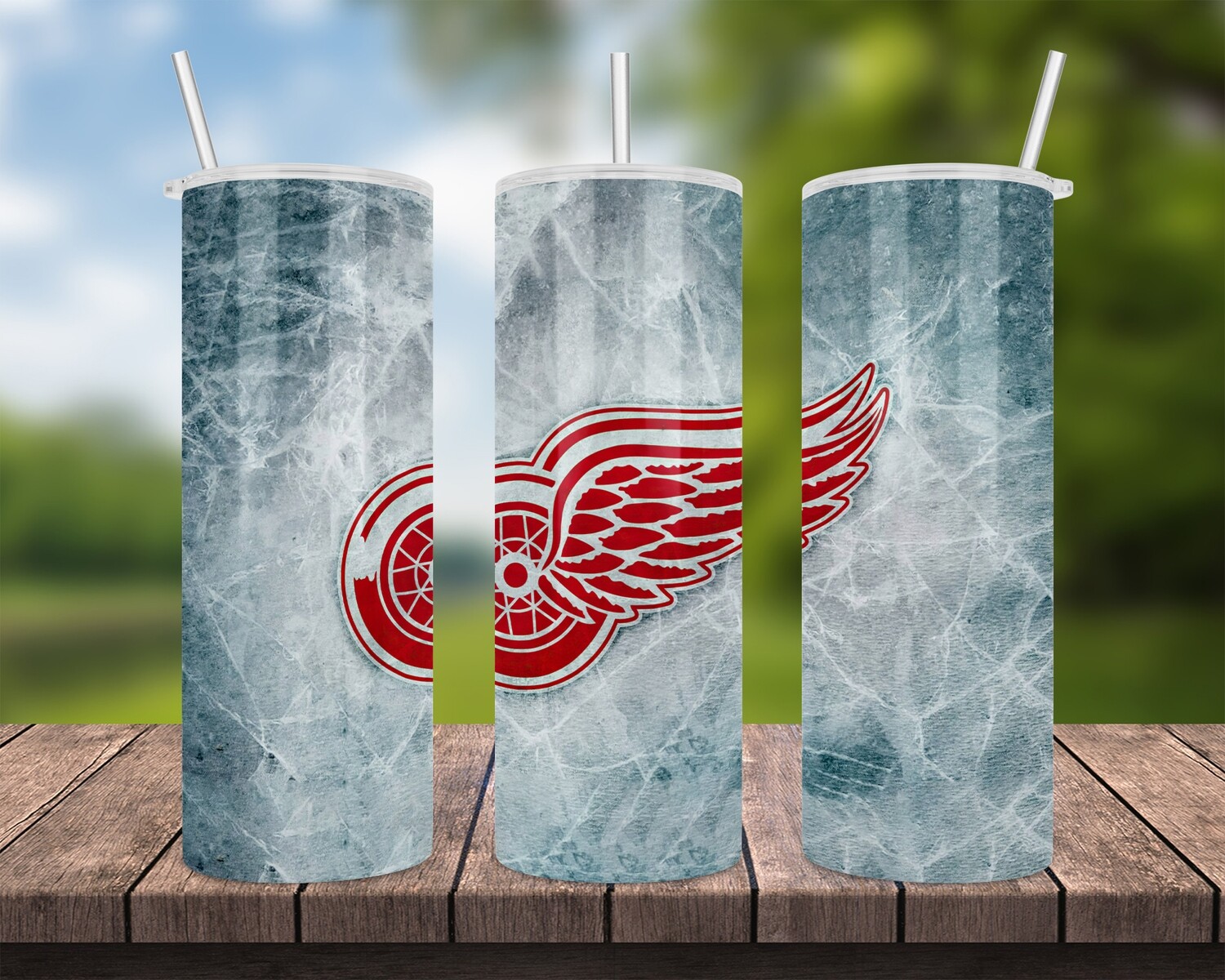 Detroit Red Wings Hockey Tumbler