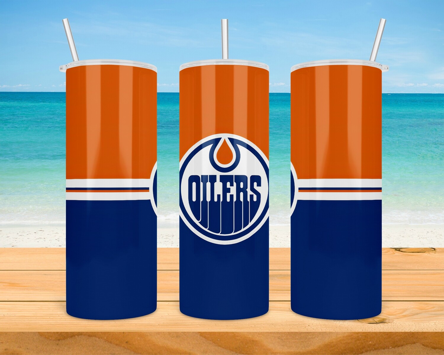 Edmonton Oilers Hockey Tumbler