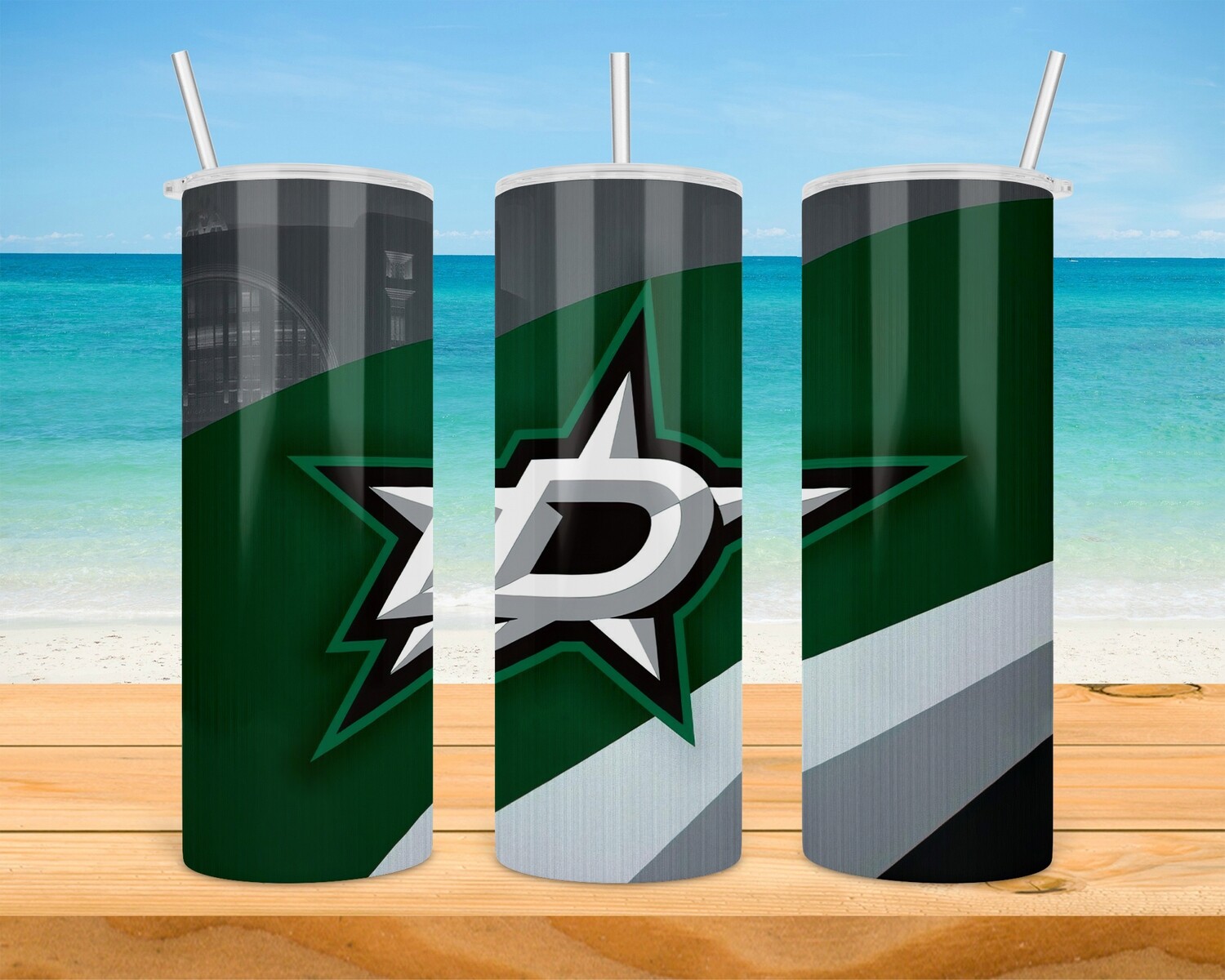Dallas Stars Hockey Tumbler