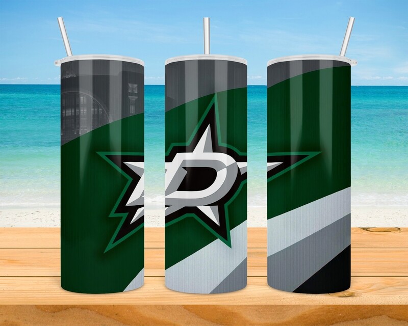 Dallas Stars Hockey Tumbler
