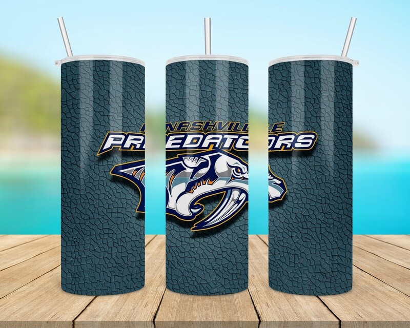 Nashville Predators Hockey Tumbler