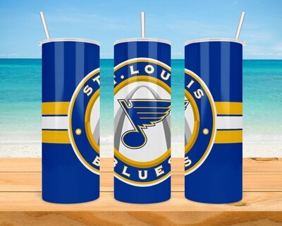 St. Louis Blues Hockey Tumbler