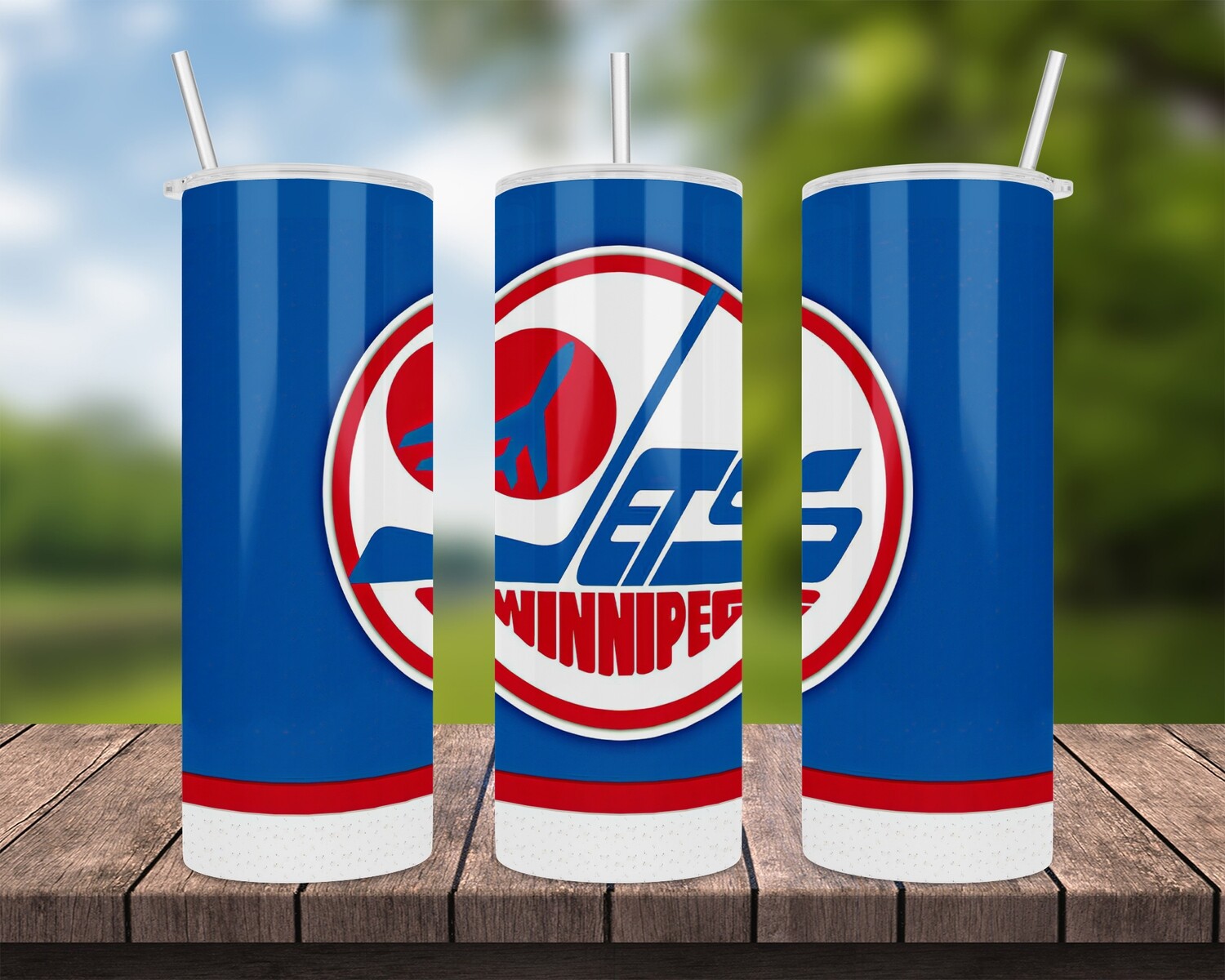 Winnipeg Jets Hockey Tumbler