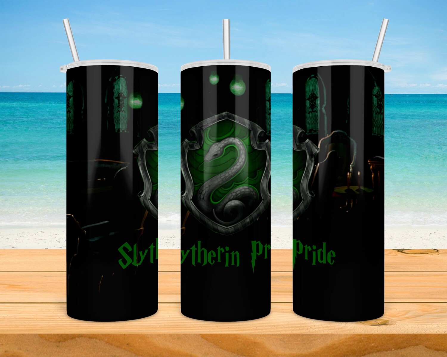 Harry Potter Slytherin Tumbler