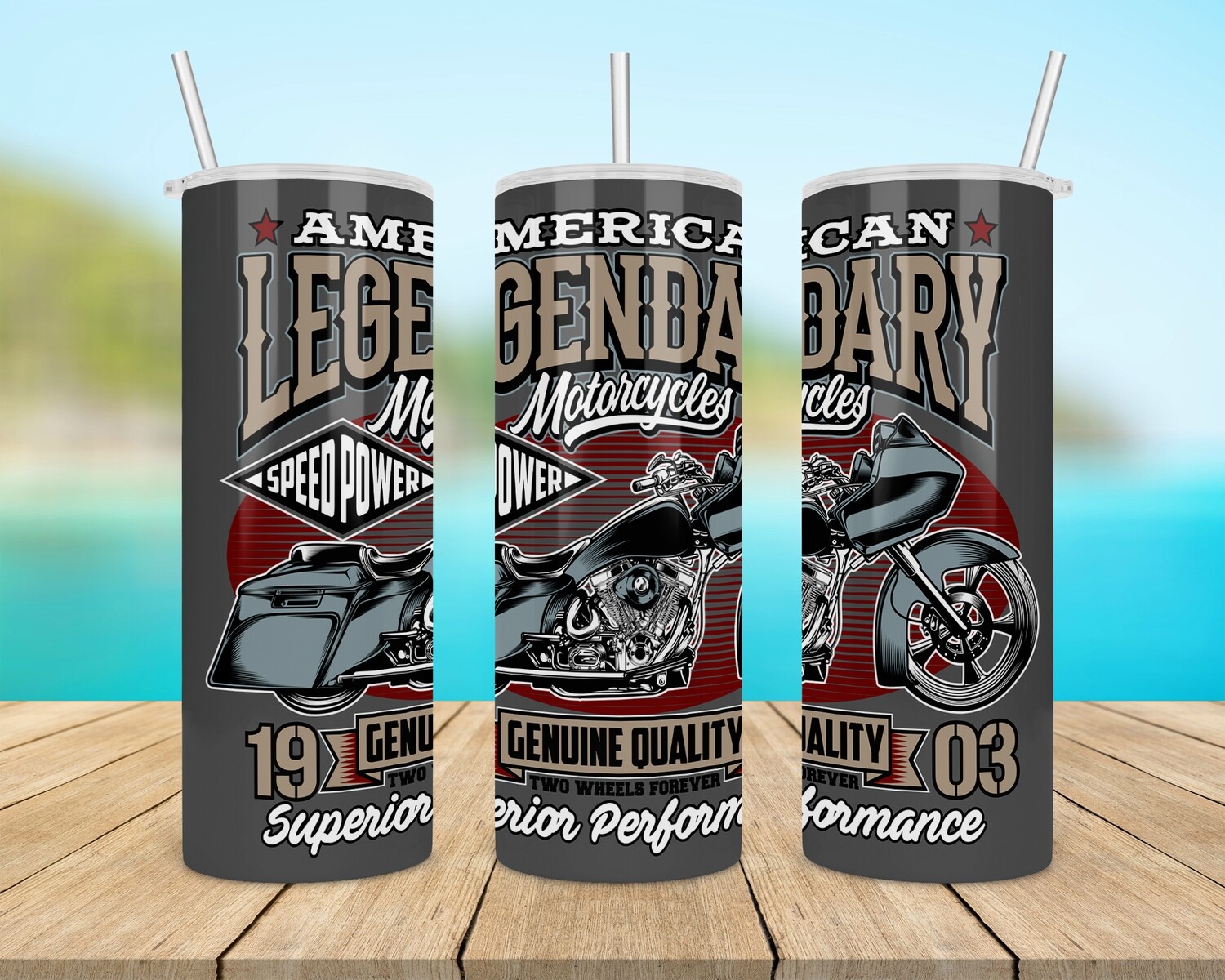 American Legendary Motorcycles Tumbler