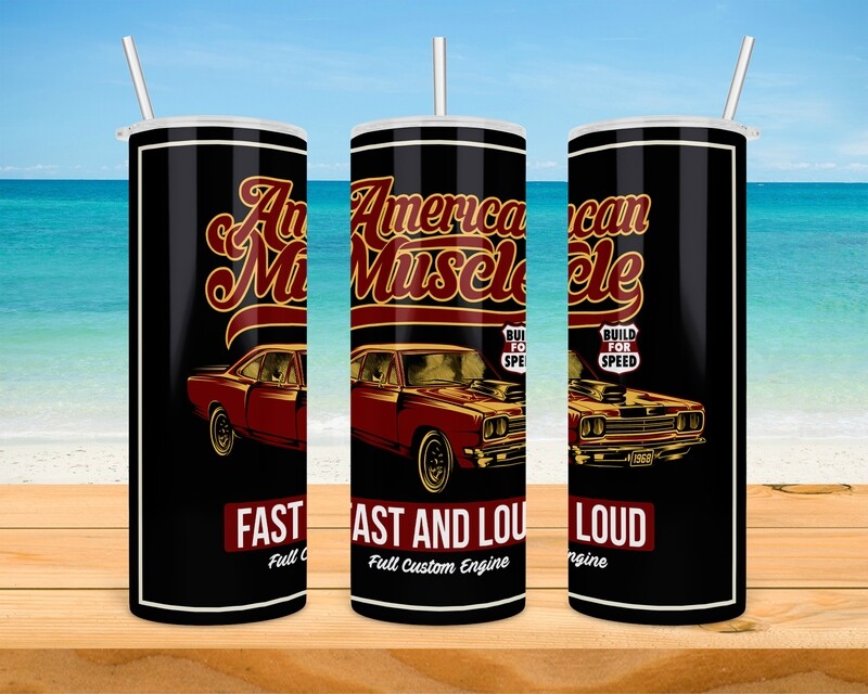 American Muscle Cars Tumbler