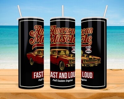 American Muscle Cars Tumbler
