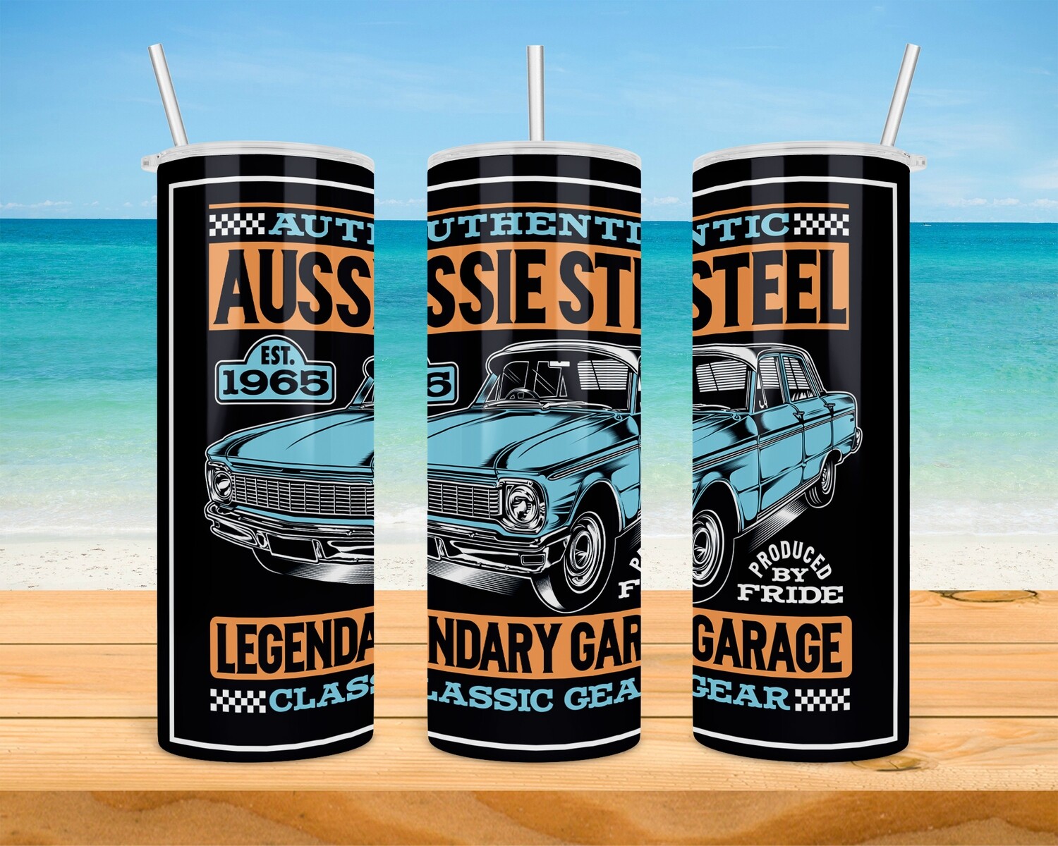 Aussie Steel Legendary Garage Tumbler