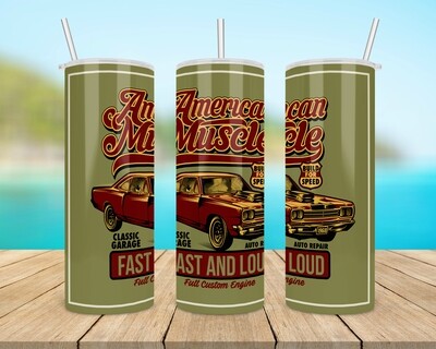 American Muscle Cars Tumbler