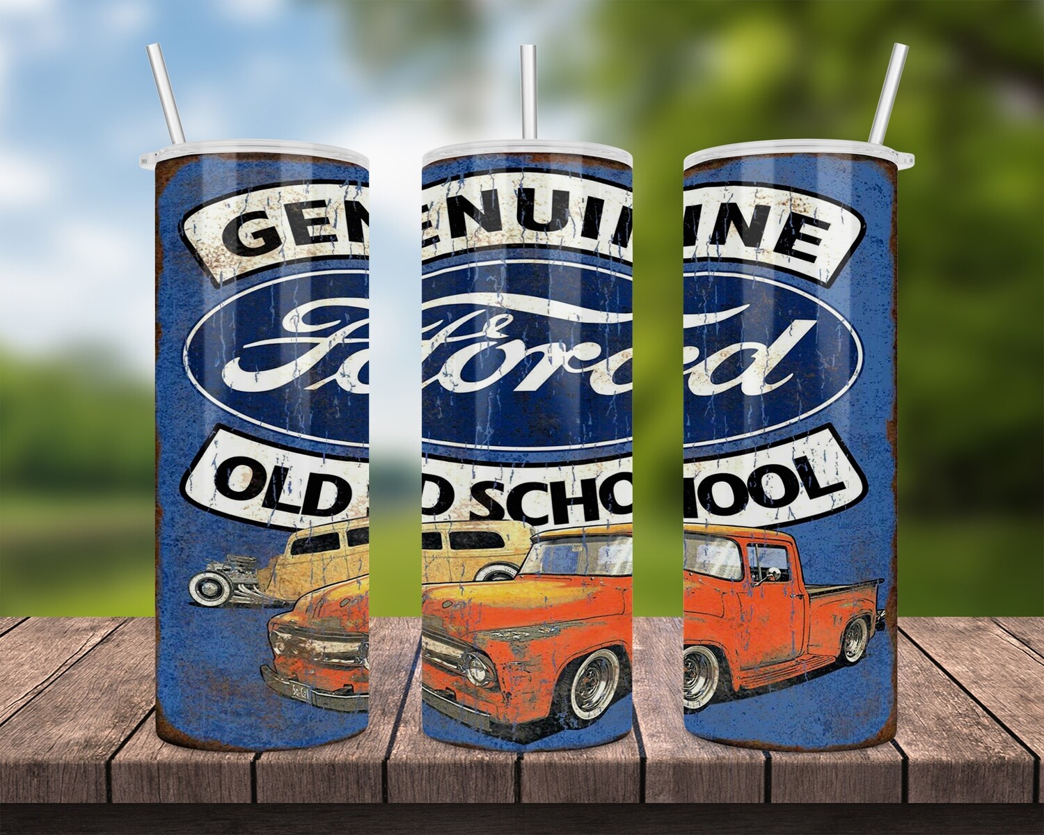 Ford Genuine Old School Tumbler