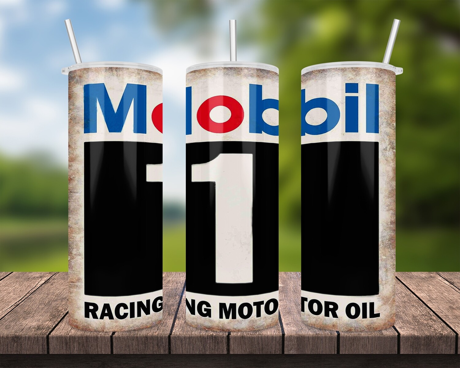 Mobil Racing Oil Tumbler