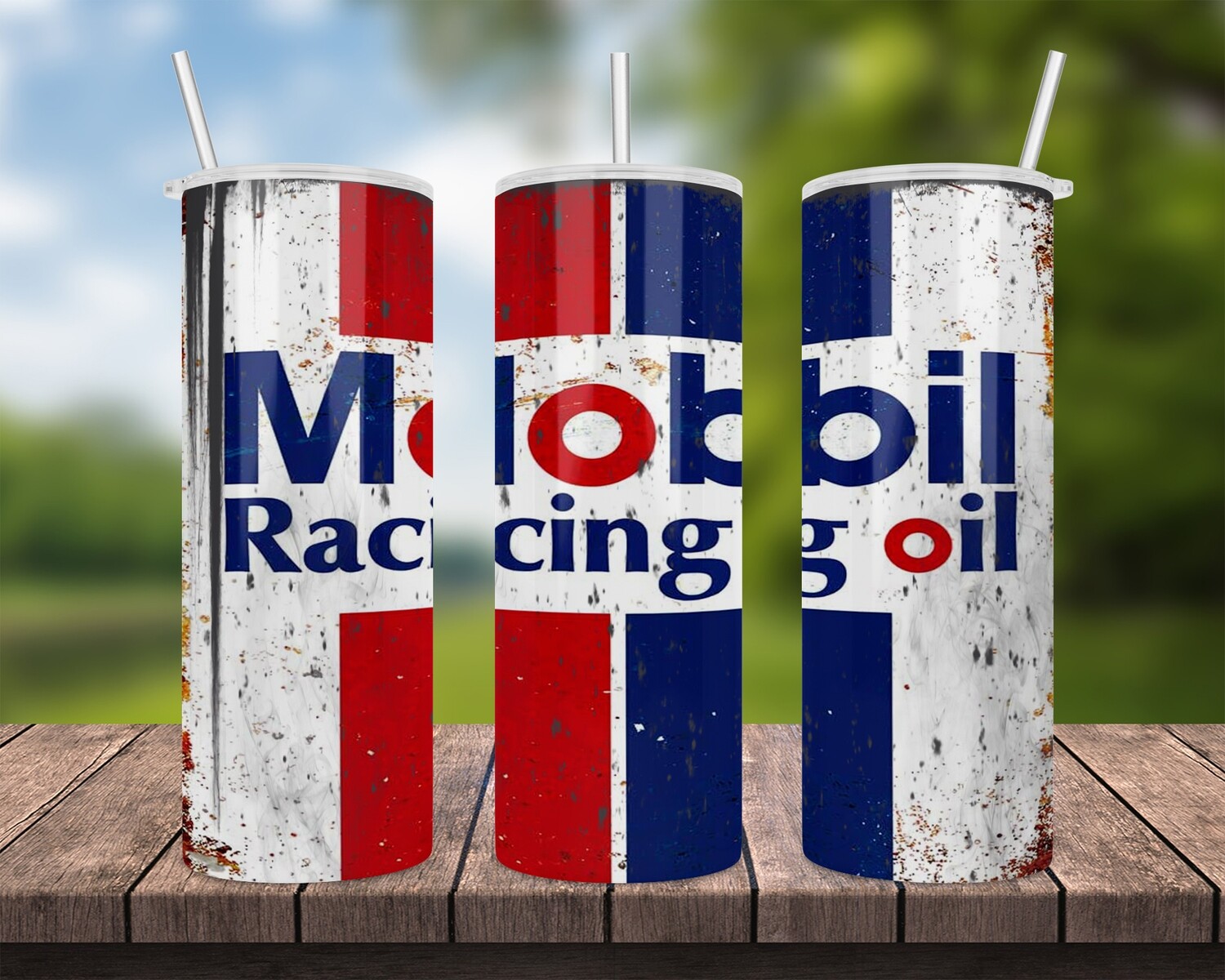 Mobil Racing Oil Tumbler