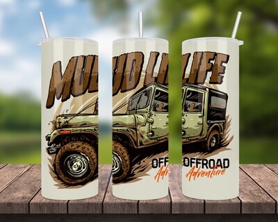 Mud Life Jeep Tumbler