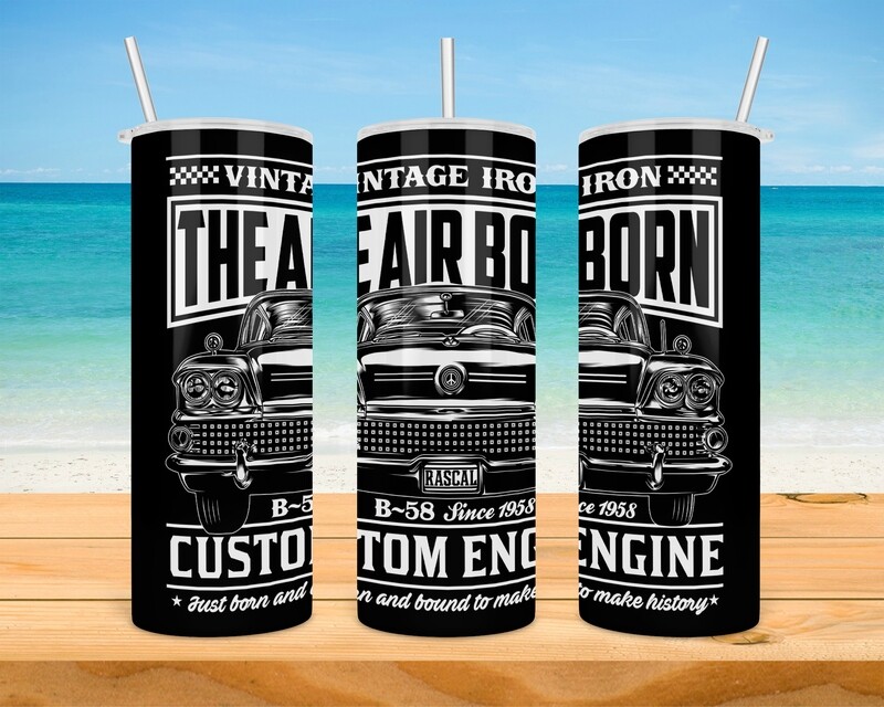 Vintage Iron Custom Engine Tumbler