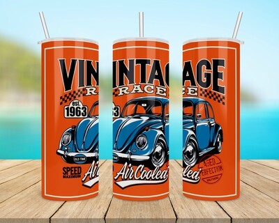 Vintage Race Tumbler