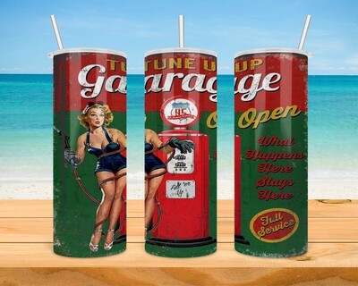 Tune Up Garage Tumbler