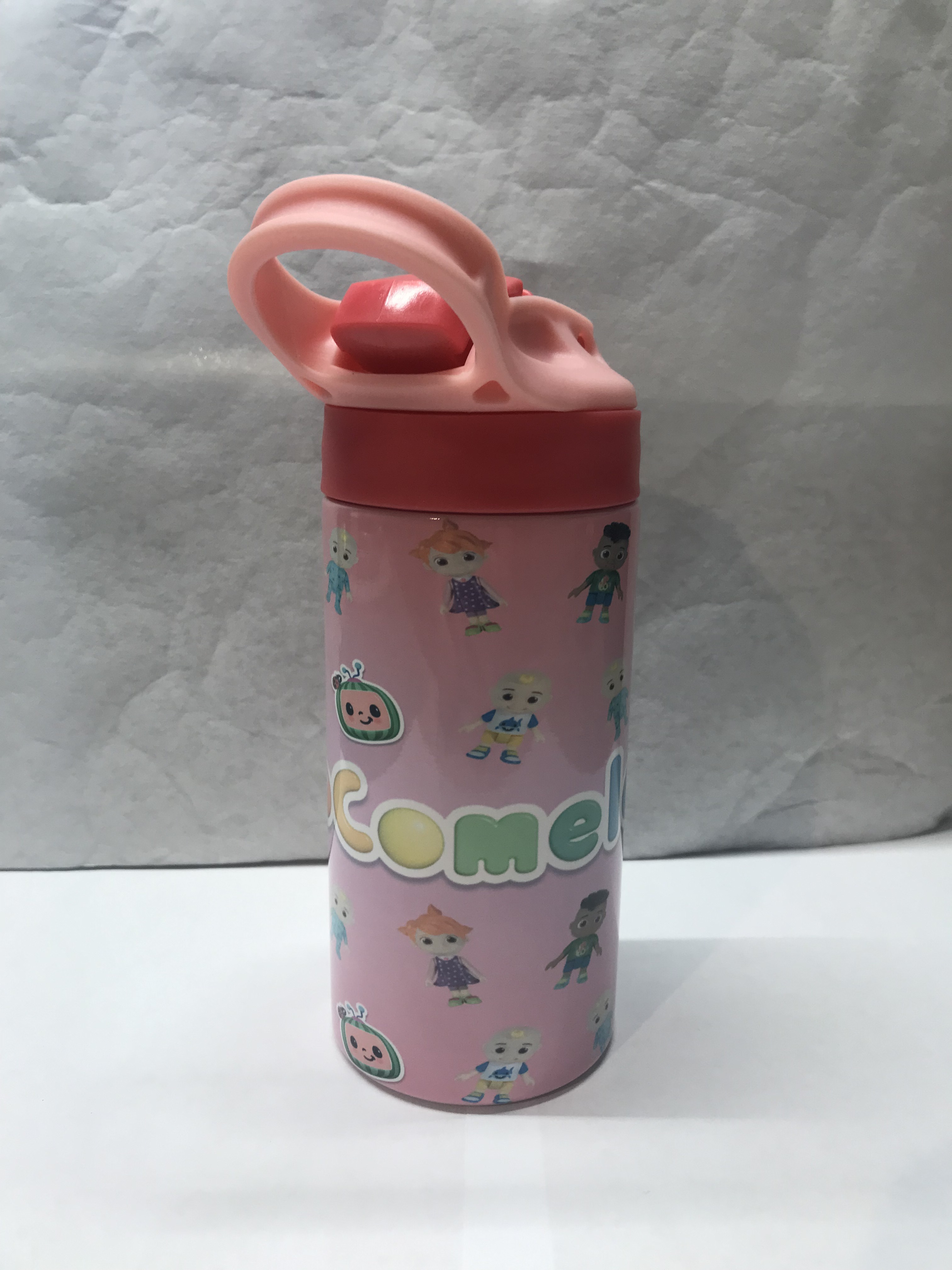 Cocomelon Spill-proof Flip-top Sippy, Personalized!