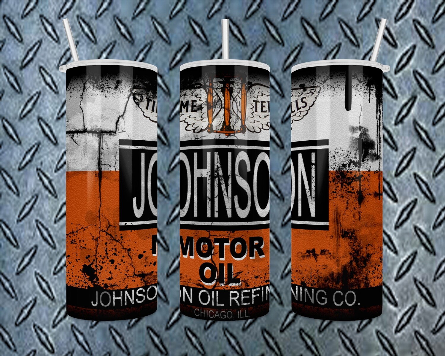 Johnson Motor Oil Tumbler
