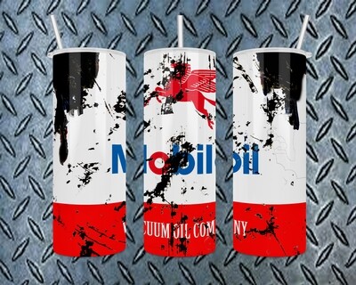 Mobil Oil Tumbler