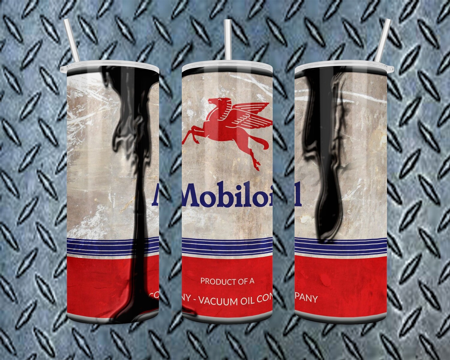 Mobil Oil Tumbler