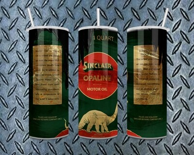 Sinclair Motor Oil Tumbler