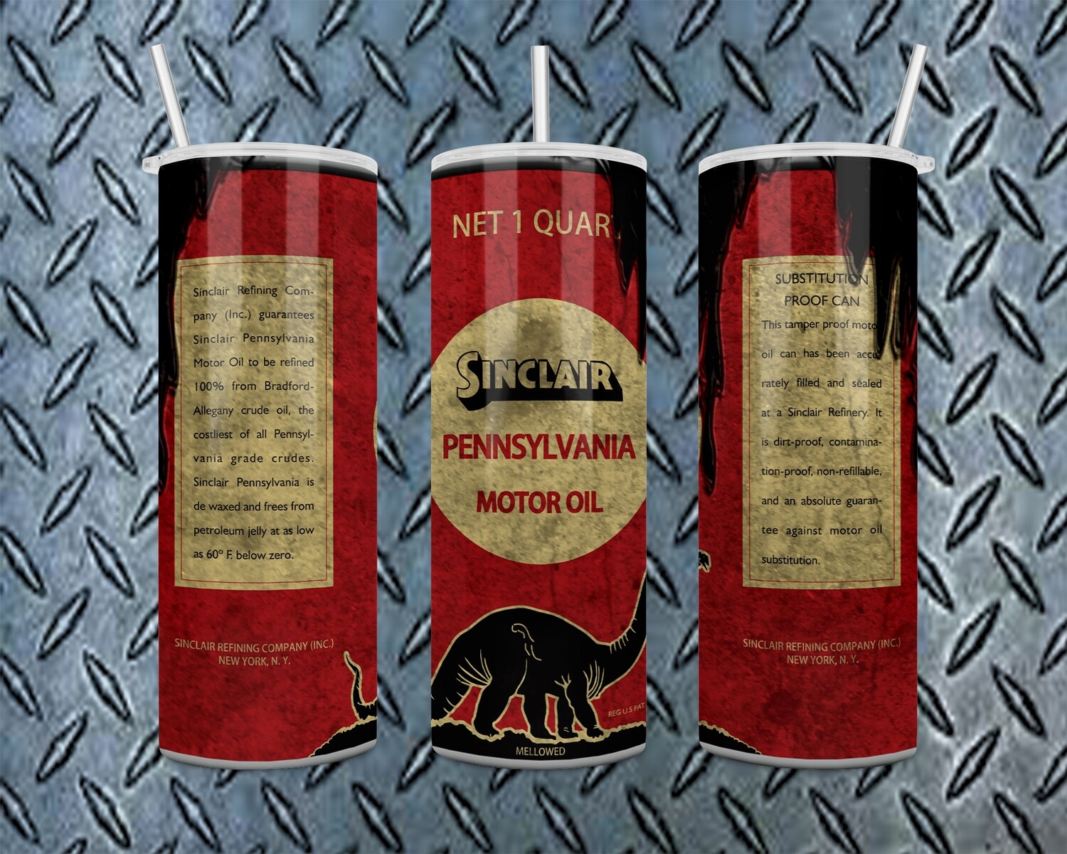 Sinclair Motor Oil Tumbler