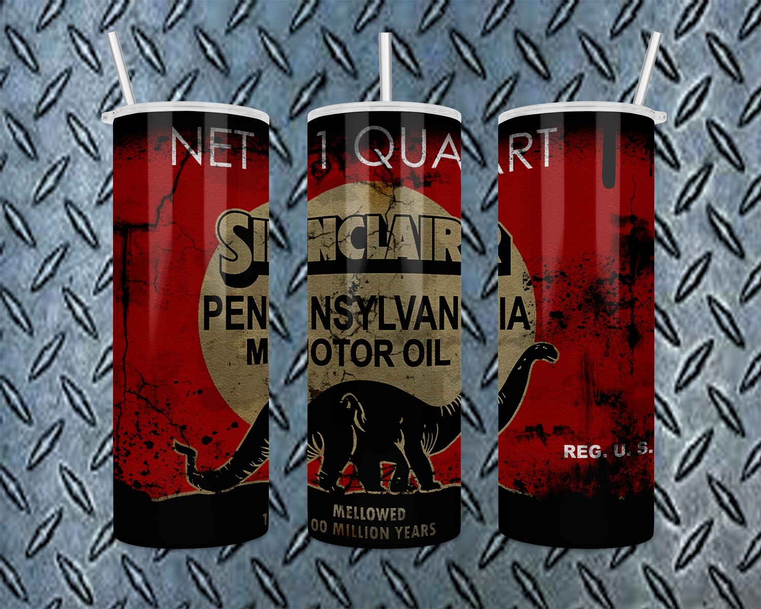 Sinclair Motor Oil Tumbler