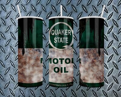 Quaker State Motor Oil Tumbler