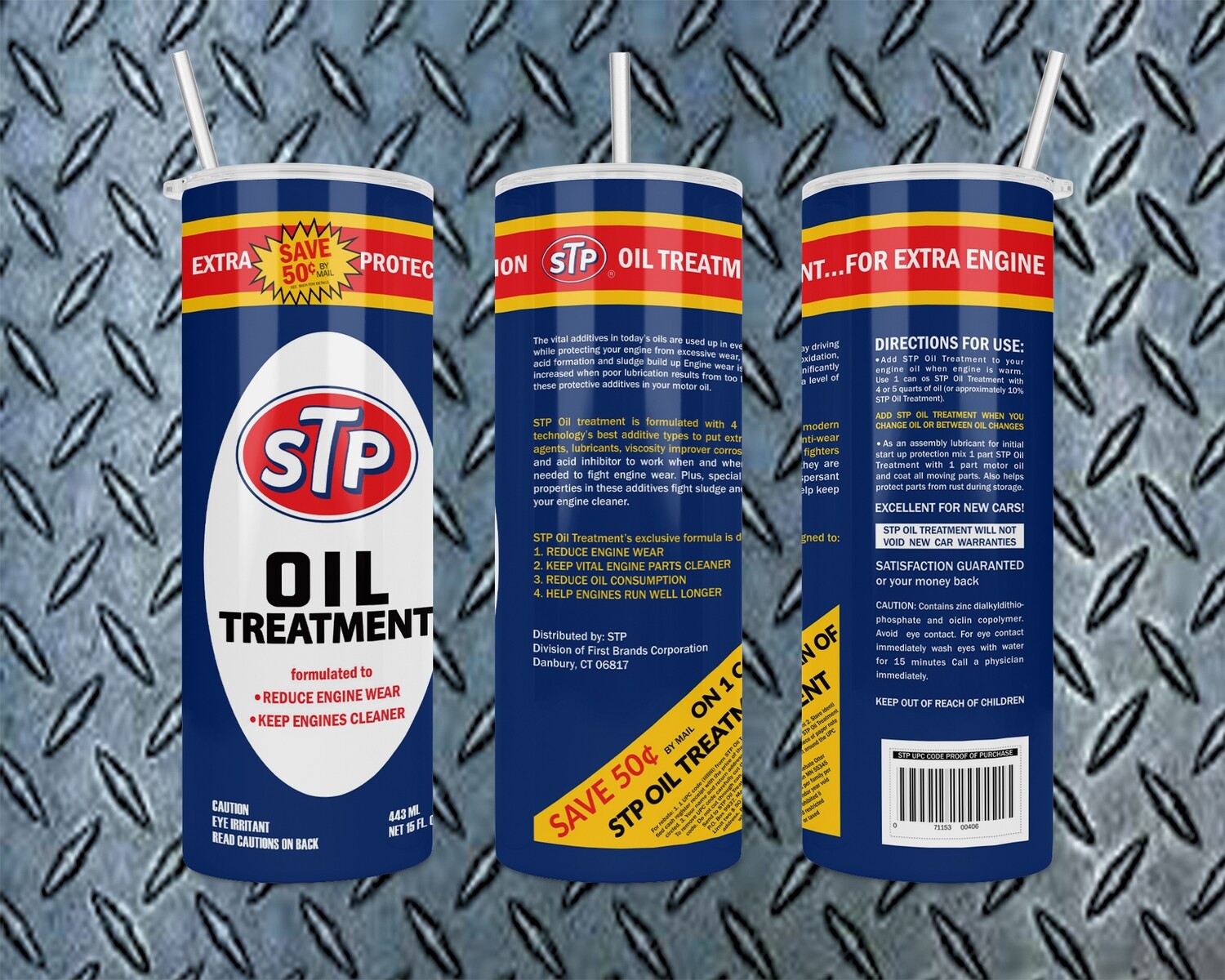 STP Oil Treatment Tumbler