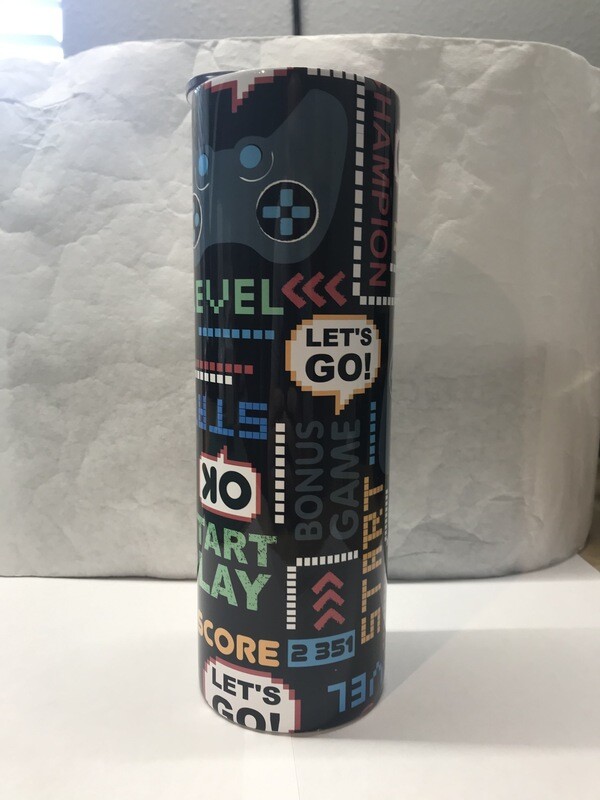 Retro Gamer Gaming Tumbler
