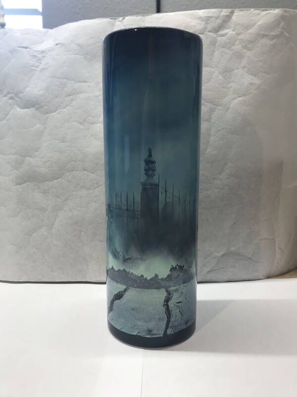 Halloween Spooky Graveyard Background Tumbler