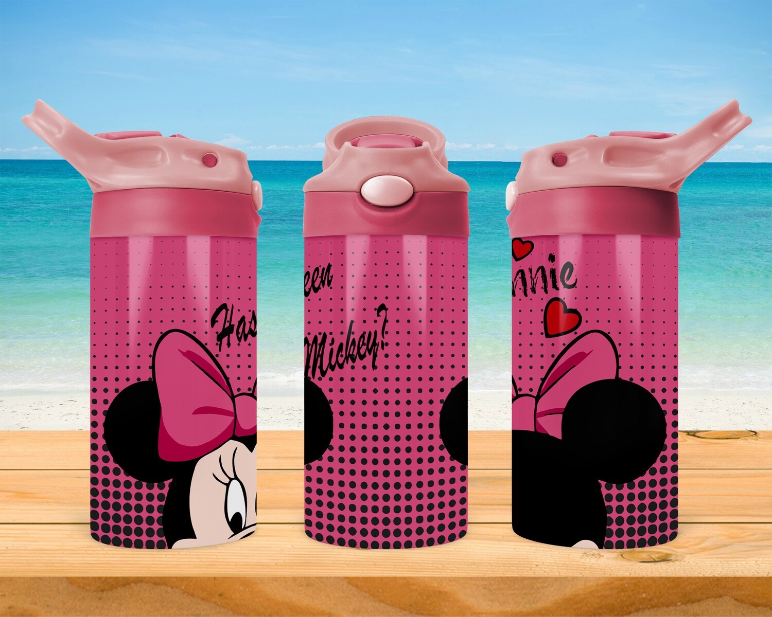 Minnie Mouse Flip Top Sippy Tumbler